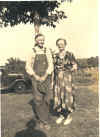 Dennis & LIillie Weir at their Home yard in Washington county abt1930,.jpg (1106416 bytes)